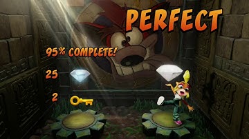 Crash Bandicoot 1 PS4 Remake 100% Walkthrough (N Sane Trilogy) - Fumbling in the Dark - Part 26