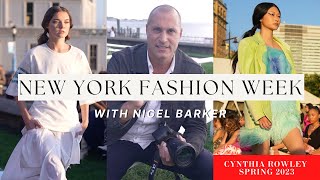 NYFW Photography with Nigel Barker : Cynthia Rowley