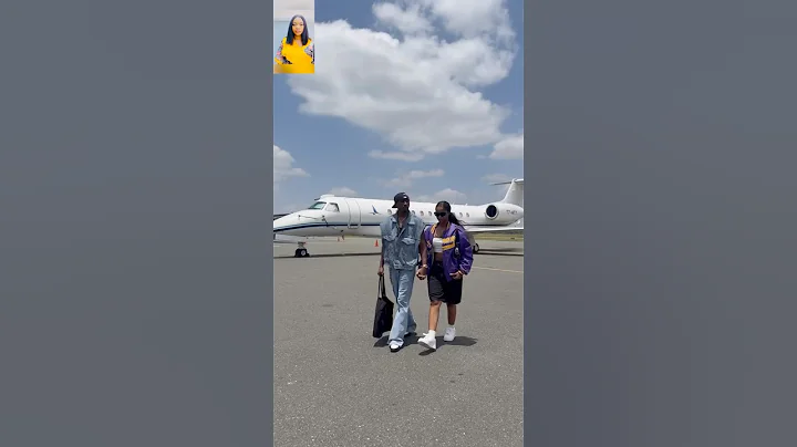 Priscilla Ojo & her hubby Juma Jux gorgeously representing as they arrive Zanzibar in private jet.