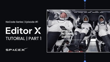 Landing Page Tutorial In Editor X A Website Builder Platform | SpaceX Redesign (PART 1)
