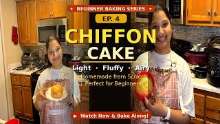 Soft & Fluffy Chiffon Cake at Home|Beginner Baking Series EP 4|#viral #trending #baking #tasty #yt screenshot 5