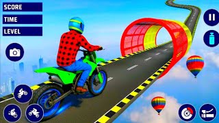 Bike Stunts Master 3D - GT Bike Racing Mega Ramp Extreme - Android Gameplay  screenshot 5
