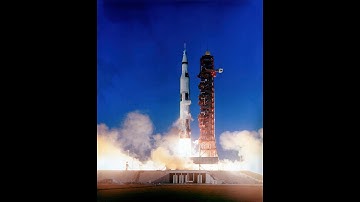 "LAUNCH OF APOLLO 8 - December 21, 1968" - (Five complete tracking view camera angles)