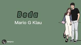 Beda - Mario G Klau (lirik)