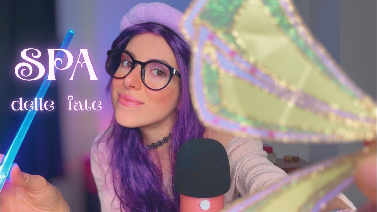 ASMR Roleplay ✨ SPA delle fate 🧚‍♀️ Ti Pulisco le Ali e mi Prendo Cura di Te 💕