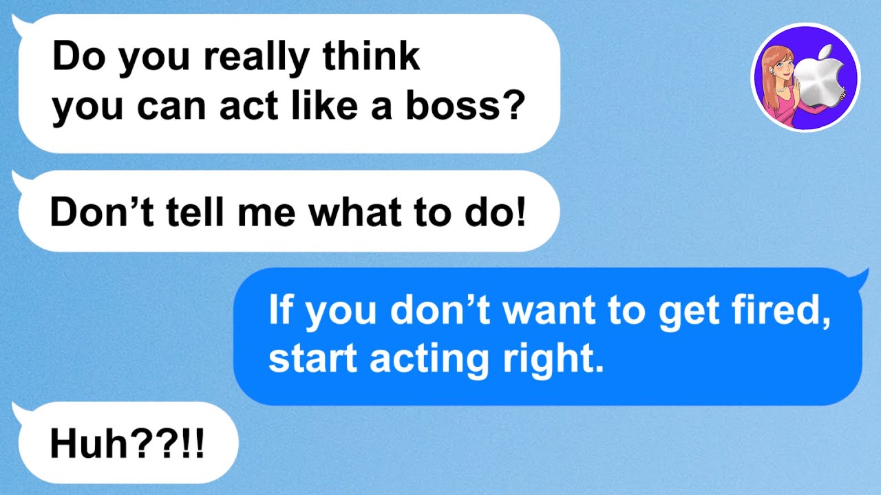 【Apple】A new hire who doesn't know their place is being disrespectful to their boss and acting out.