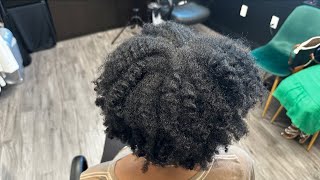 She has been natural 10 years and now wants a relaxer