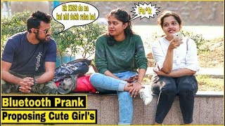Bluetooth Prank Proposing Cute Girl's - Epic Reactions - Pranks In India| By TCI
