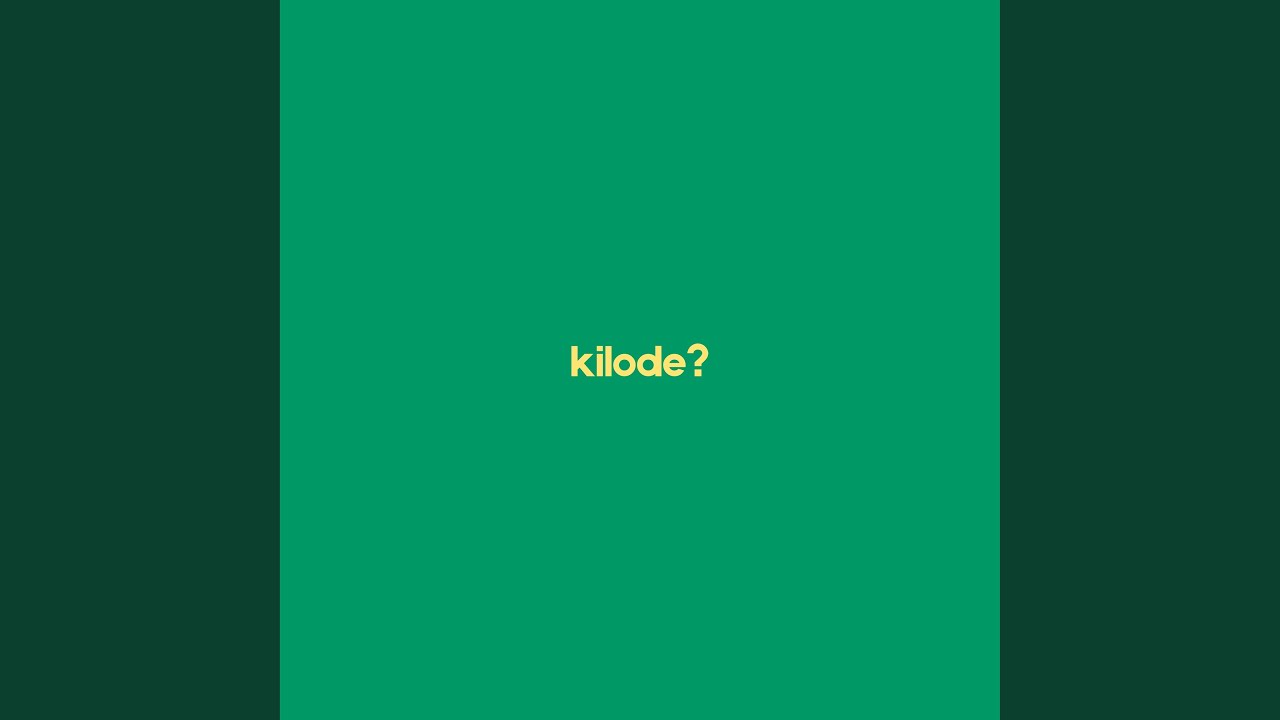 Watch Kilode ? on YouTube Watch Kilode ? on YouTube