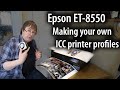 Epson ET-8550 printer profiling Making custom ICC printer profiles with a i1Studio spectrophotometer