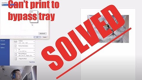 Bypass Tray not Printing! - How to Print to Bypass Tray (SOLVED!)
