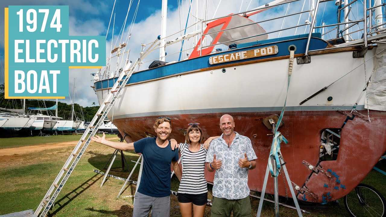 Building An Electric Sailboat On A Remote Island (Full Tour)