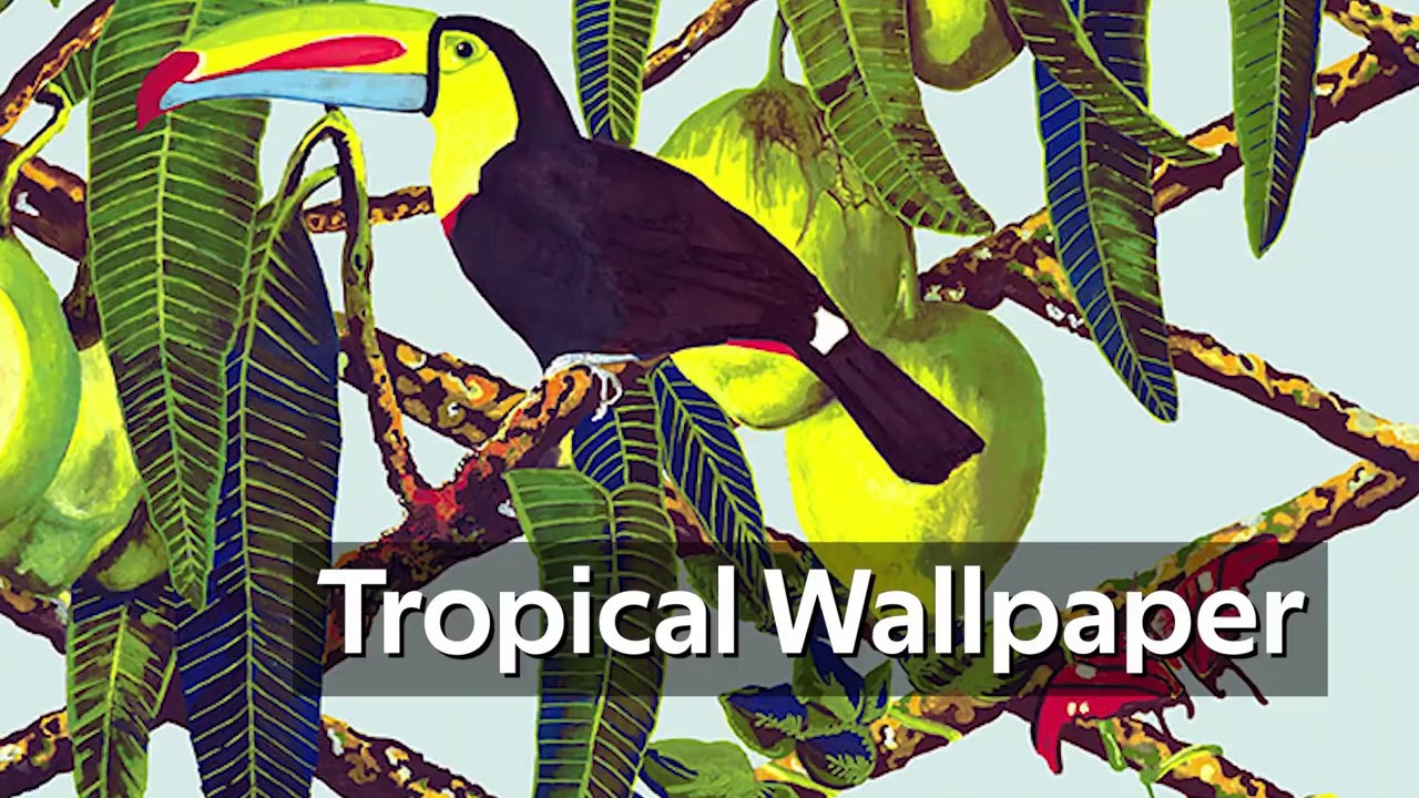Tropical Wallpaper | L.A. Design Concepts