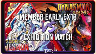 Jesmon vs Dynasmon [Digimon TCG EX13 Exhibition Match] Match Commentary