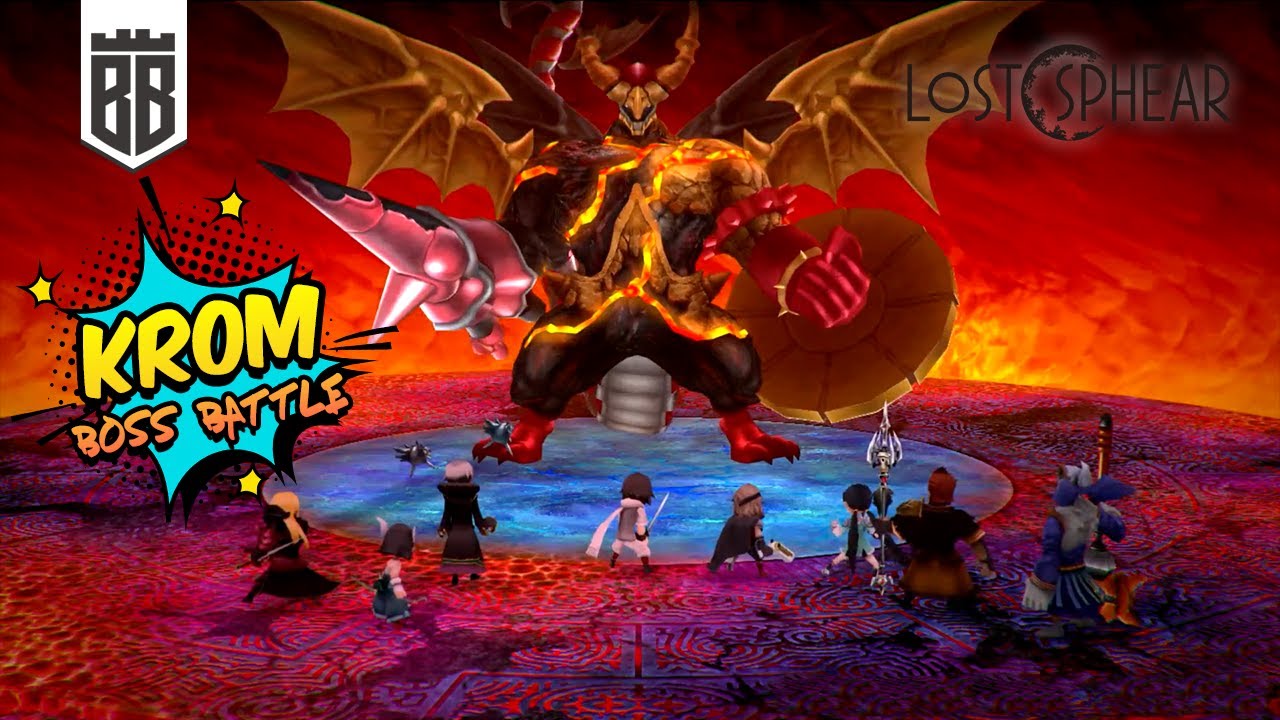 Lost Sphear: Krom Boss Battle