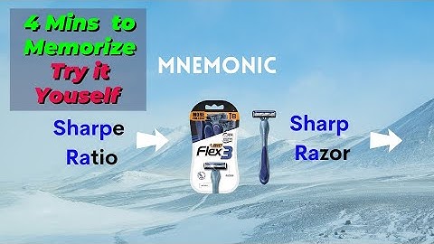 Pass CFA Level 1 in first attempt by Memory Tricks - Sharpe Ratio (Quantitative Methods)