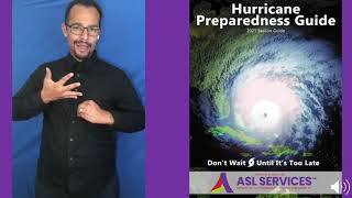 Hurricane Prep ASL Guide 2021 Part 3