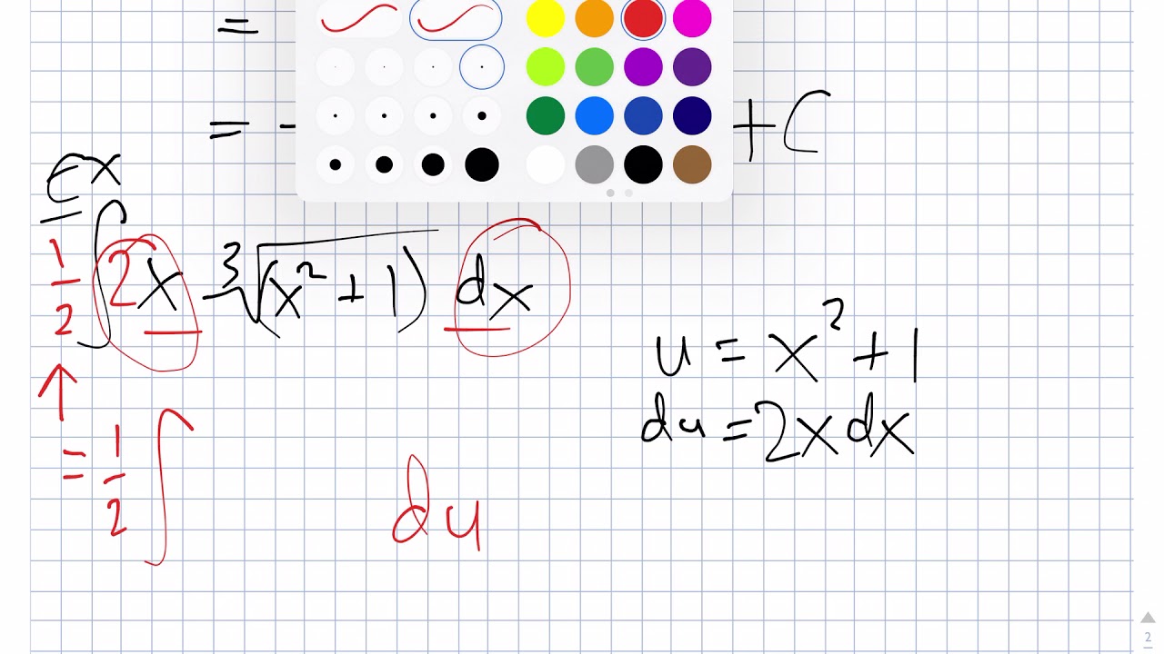 Sub Calc U sub calc bc - YouTube