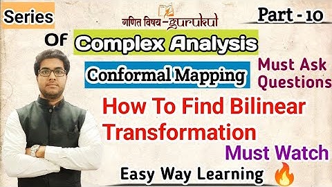 Bilinear Transformation Most IMP Examples 🔥l Conformal Mapping l Complex Analysis