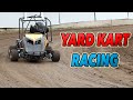 Insane Yard Kart Races In My BackYard Track!