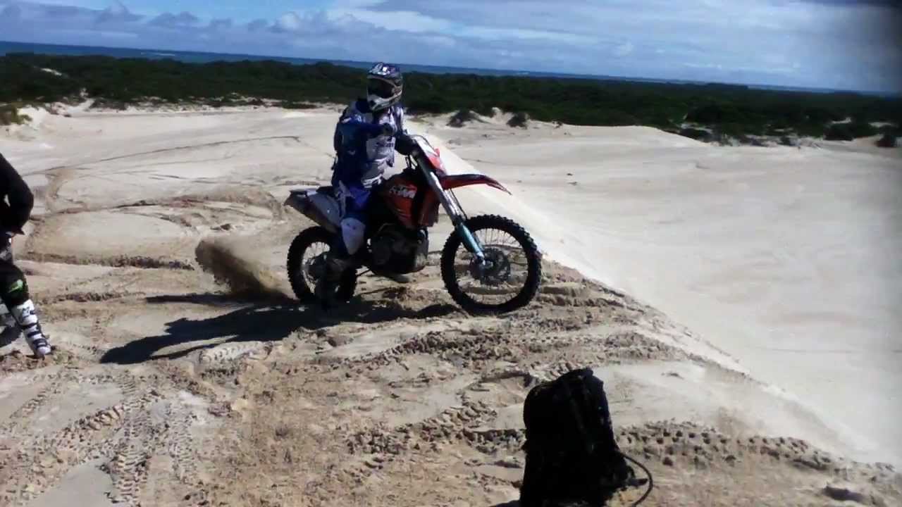 Riding around in the sand dunes (Beachport SA) - YouTube