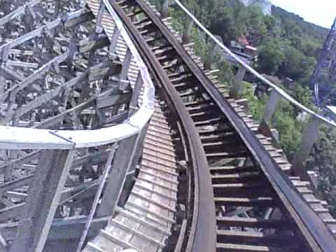 Six Flags St. Louis - The Boss Roller Coaster - YouTube