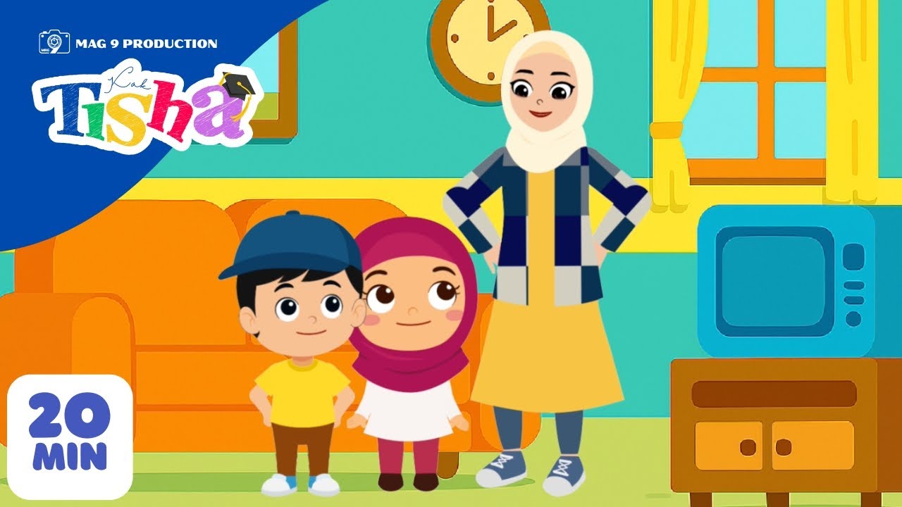 Eps. 4 Kak Tisha Animasi 2D | Pengembaraan Ilmu Anak 2-8 Tahun | Membaca | Adab | Akhlak | Tauladan