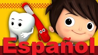 Así es como se lavan los dientes | Canciones infantiles | LittleBabyBum