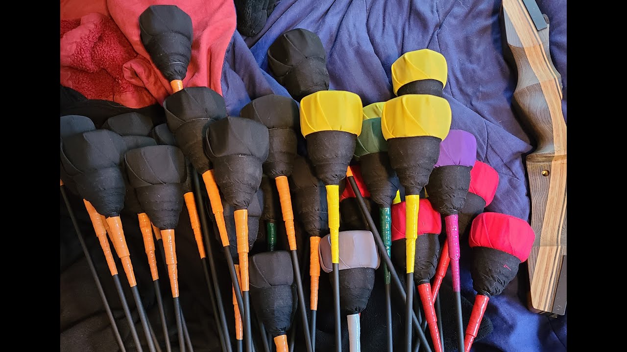 Attaching Modular Foam Arrow Heads + Arrow Tips YouTube