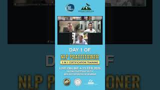 Day 1 of the NLP Practitioner Certification Program. Live Online in Myanmar 🇲🇲