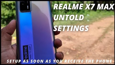 Realme x7 max settings features | Tips and Tricks | Realme detailed setting