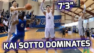 7'3' Kai Sotto Averages 27 PTS, 11 REBS, & 4 BLKS In Three MLK Weekend Games! Best Big In Nation!?