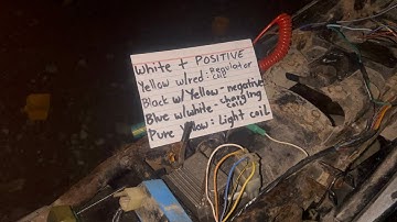 BAJAJ CT100 Regulator rectifier colorcoding function and battery operated