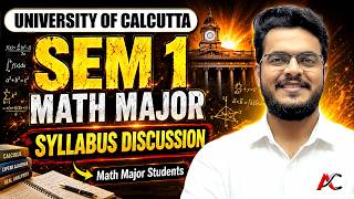 University Of Calcutta || Semester 1 Syllabus Discussion By ayan sir #cu #ayansir #math