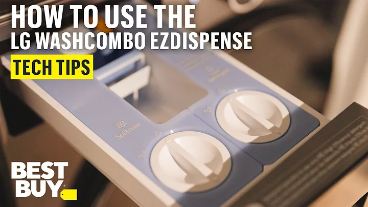How to use ezDispense on the LG WashCombo – Tech Tips from Best Buy