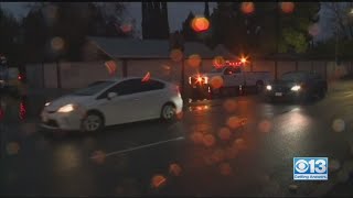 Rain Causes Traffic Trouble In Sacramento County
