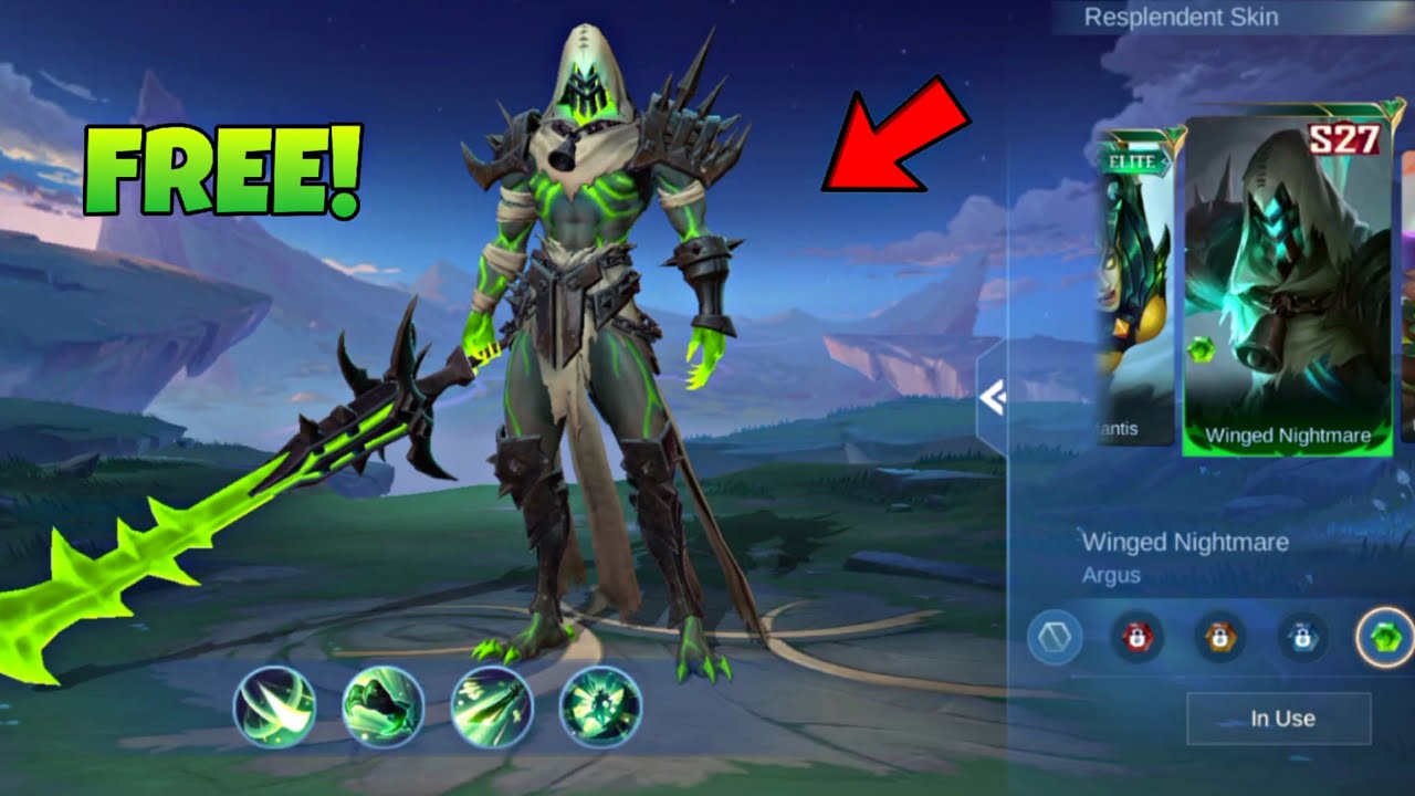 MOONTON THANK YOU FOR THIS NEW ARGUS RESPLENDENT SKIN!! ARGUS NEW FREE PAINTED SKIN 🔥