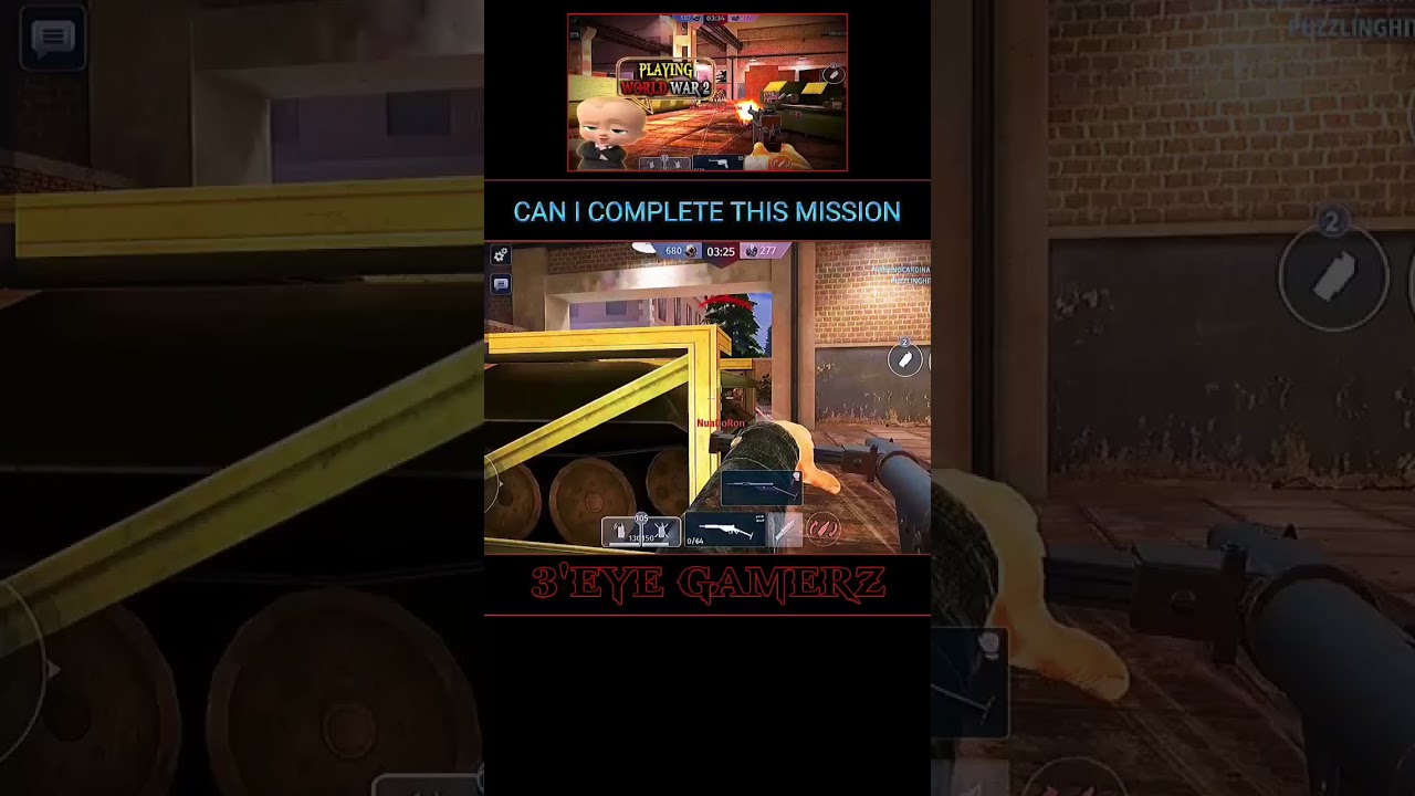 MISSION IMPOSSIBLE 🤕 ! WORLD WAR 2 | 