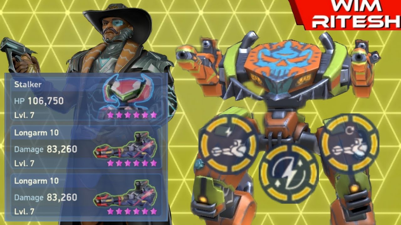 Pilot Maverick | Stalker With Longarm 10 | One Shot Kills🔥Mech Arena