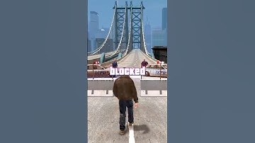 What happens if you cross the Blocked Bridges in GTA games?