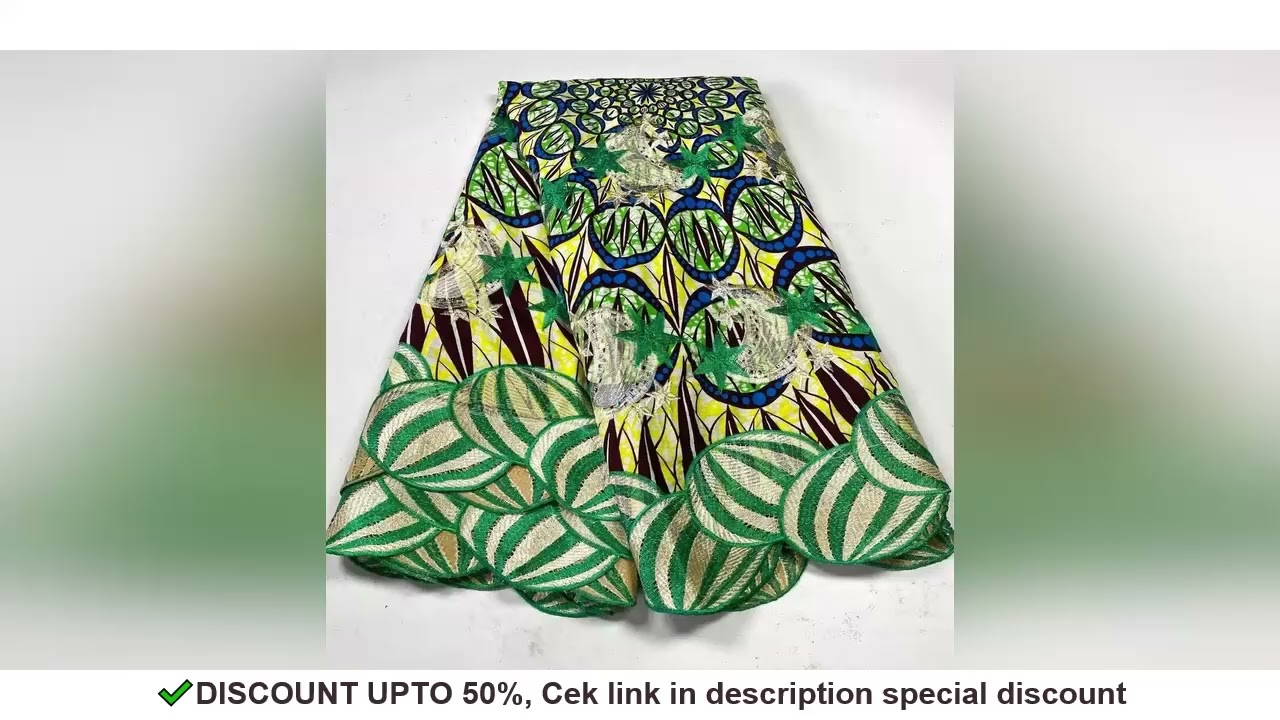 6 yard African Wax Brocade Lace Fabric Hight Qualiy 100%Cotton Ankara Wax Satin Print Lace Fabric Fo