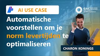 Trade365 Ai Automatische Voorstellen Voor Optimalisatie Van De Norm Levertijd Van Je Artikelen