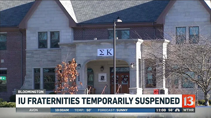 IU temporarily suspends fraternity activities (noon update)