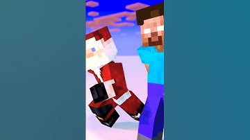 Herobrine chess Santa Claus in normal speed | Minecraft animation | #meme #virel #shorts #herobrine