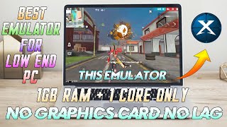 BEST EMULATOR FOR FREE FIRE LOW END PC - 1 GB RAM And 1 Core Only - NO GRAPHICS CARD - No Lag - 2021