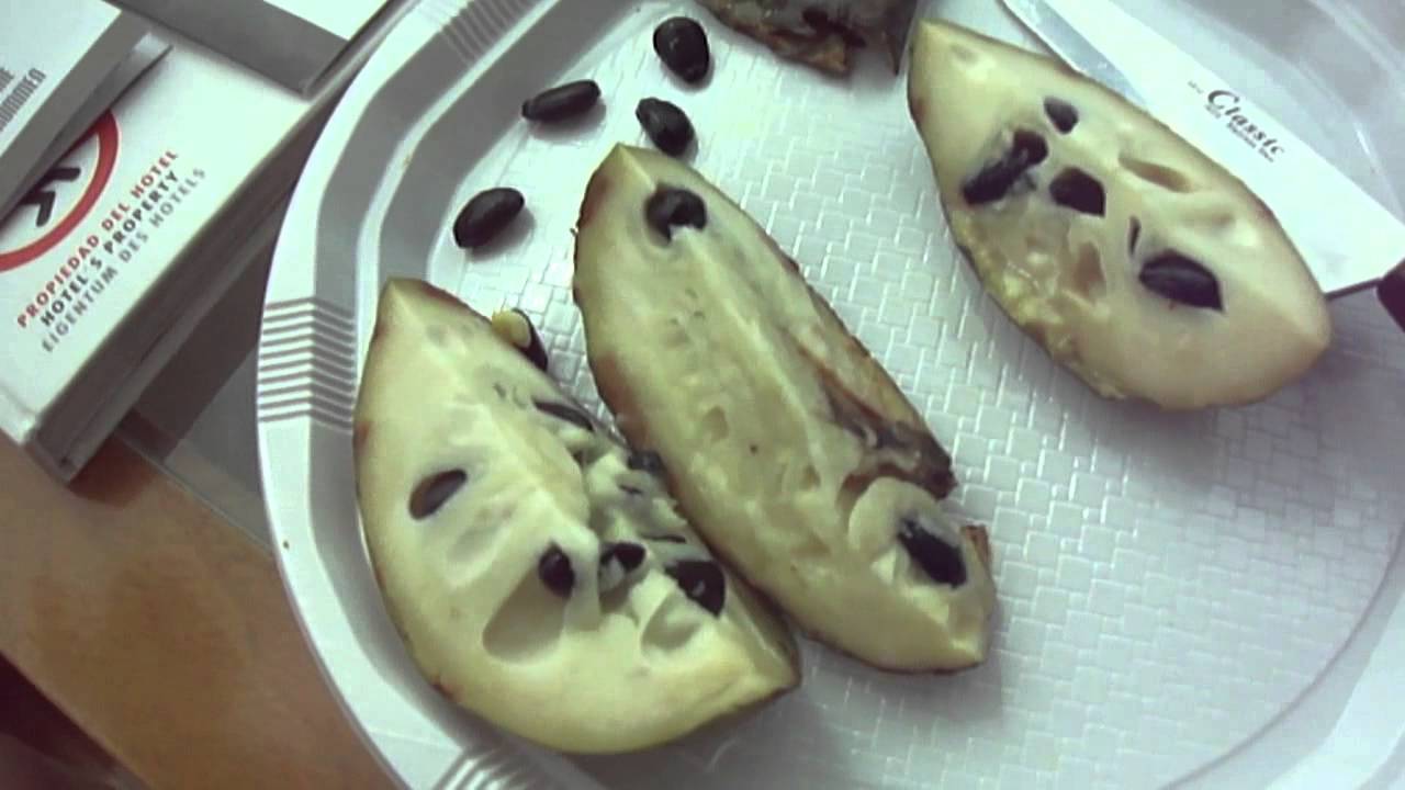 Экзотический фрукт Черимойя Канарские острова - YouTube