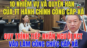 Quy Trình Chuyển Từ Không Chuyên Trách Thành Công Chức Và 10 Vai Trò Trung Tâm Hành Chính Công