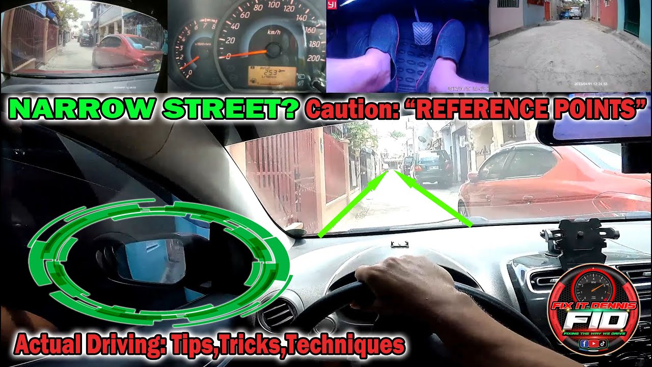 How to drive on narrow roads - masikip na eskenita 