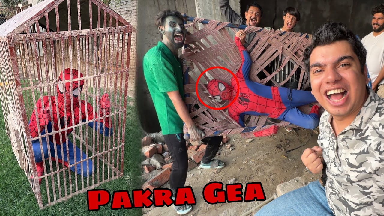 Sab Sa Bara Dushman Pakra Gea 🥳 Spider Man 