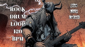 120 BPM Rock Drum Track – Steady Modern Groove